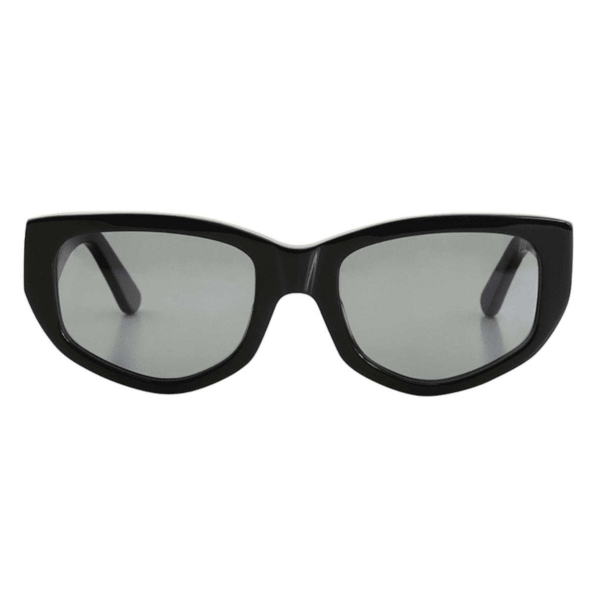 Bask Poet 45-01110 Shiny Black Polarised Cateye Everyday Sunglass Culture Front