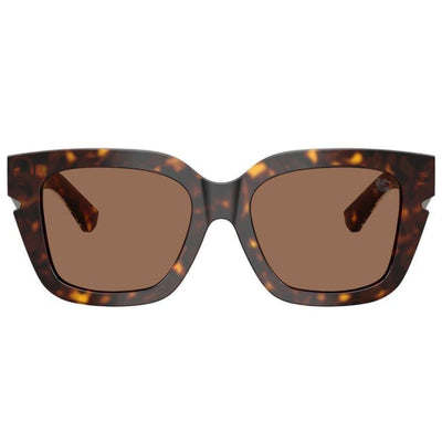 Burberry BE4453 300273 54 HAVANA Havana Brown square geometric cat eye cut out sunglass culture australia gold coast coomera front