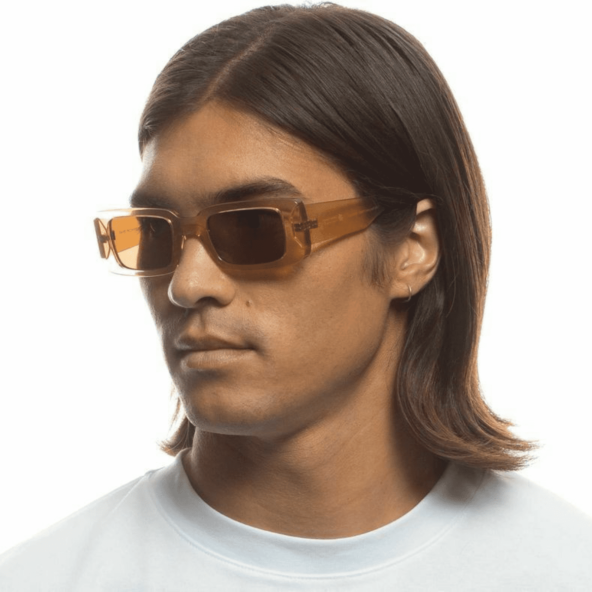 CANCER COUNCIL ENVIRO RECTANGLE 2231035 TRANSPARENT SAND BROWN SUNGLASS CULTURE mens unisex