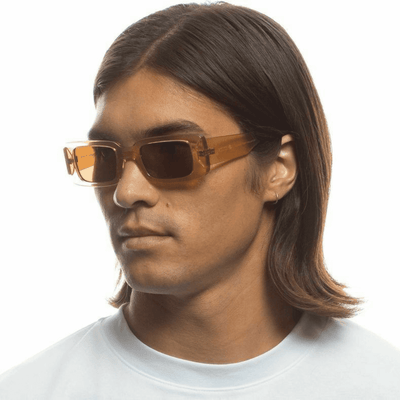 CANCER COUNCIL ENVIRO RECTANGLE 2231035 TRANSPARENT SAND BROWN SUNGLASS CULTURE mens unisex