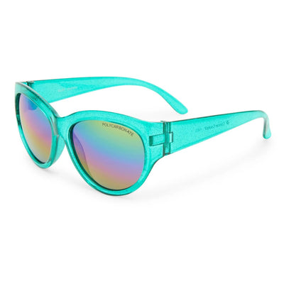 CANCER COUNCIL KIDS BILBY 2545504 MINT glitter mirror sunglass culture cat eye children sunnies