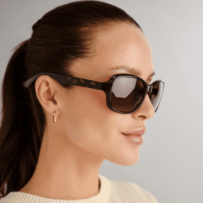 CANCER COUNCIL STAPELTON 2458835 plum tort womens wrap sunglass culture side model