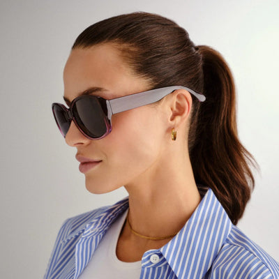 CANCER COUNCIL WAGSTAFF 2359463 womens wrap sunglass culture violet coomera purple side model