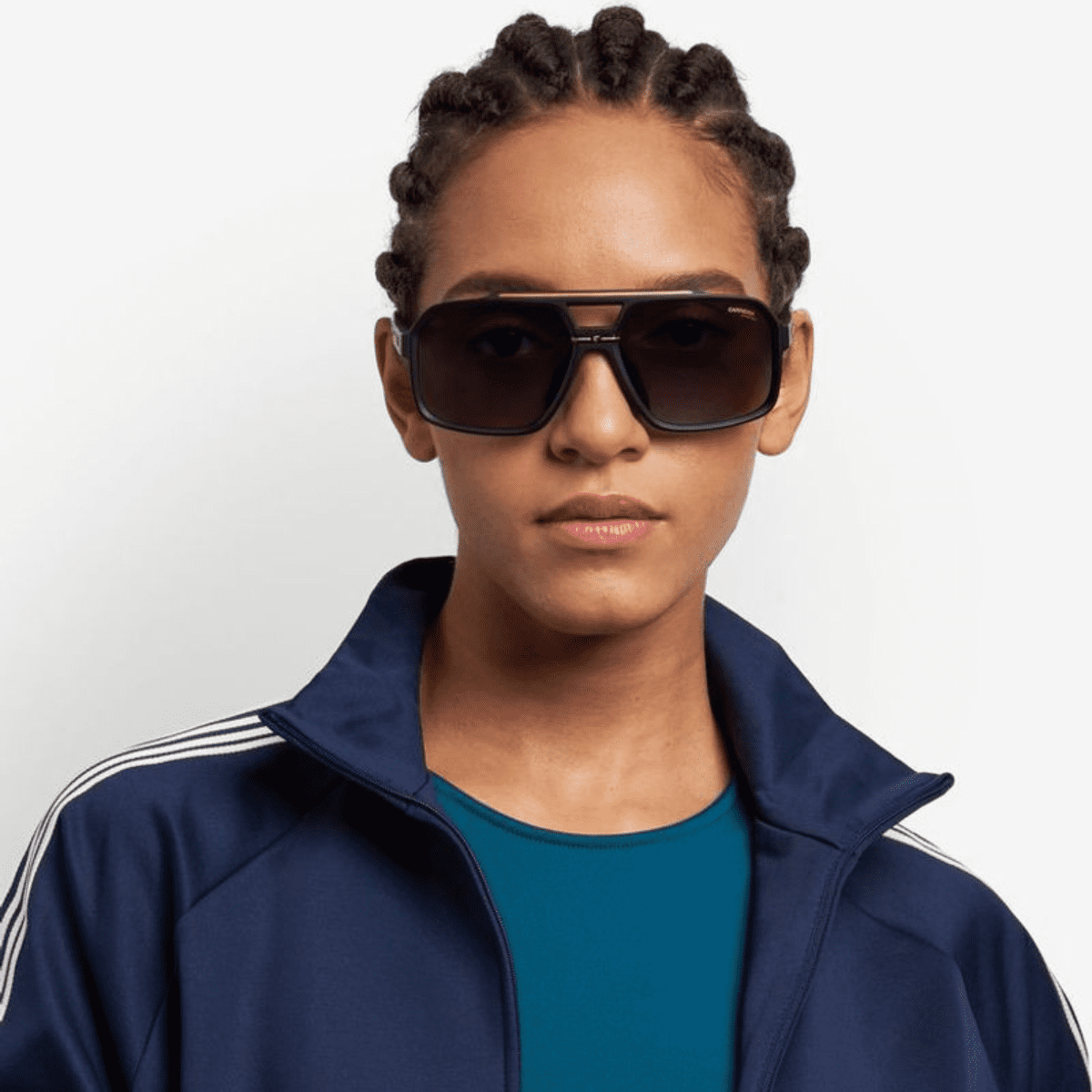 CARRERA SPORT 03S 146 61 90 c sport unisex black gold aviator new 2025 tren sunglass culture front model