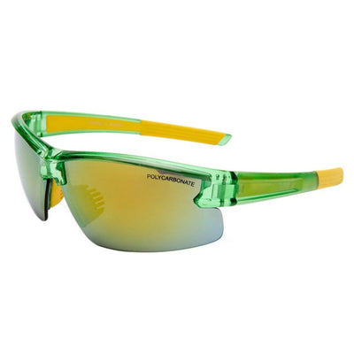 CC KIDS ARMADILLO 2645524 GREEN mirror yellow kids wrap sunglass culture coomera