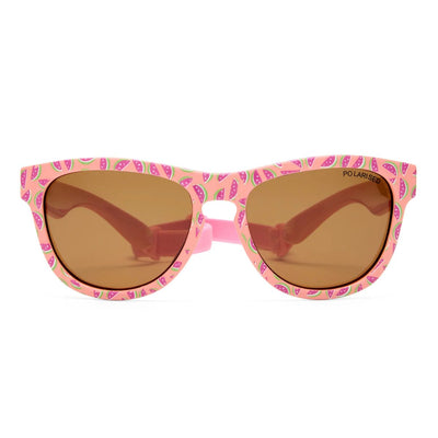 CC KIDS WEASEL TODDLER BLUSH 2545515 Watermelon pink sunglass culture kids polarised sunnies strap girls