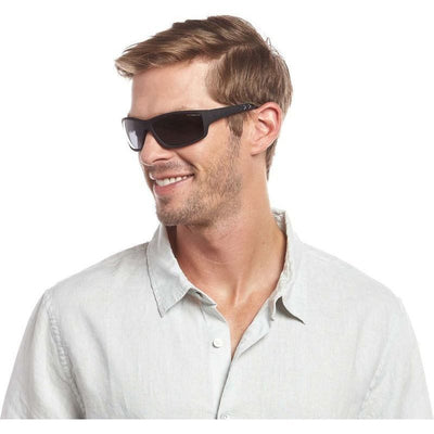Cancer Council Barton 1903453 Black Rubber/Smoke Polarised
