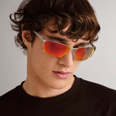 Cancer Council Botany 2558858 Silver/Red Mirror Polarised