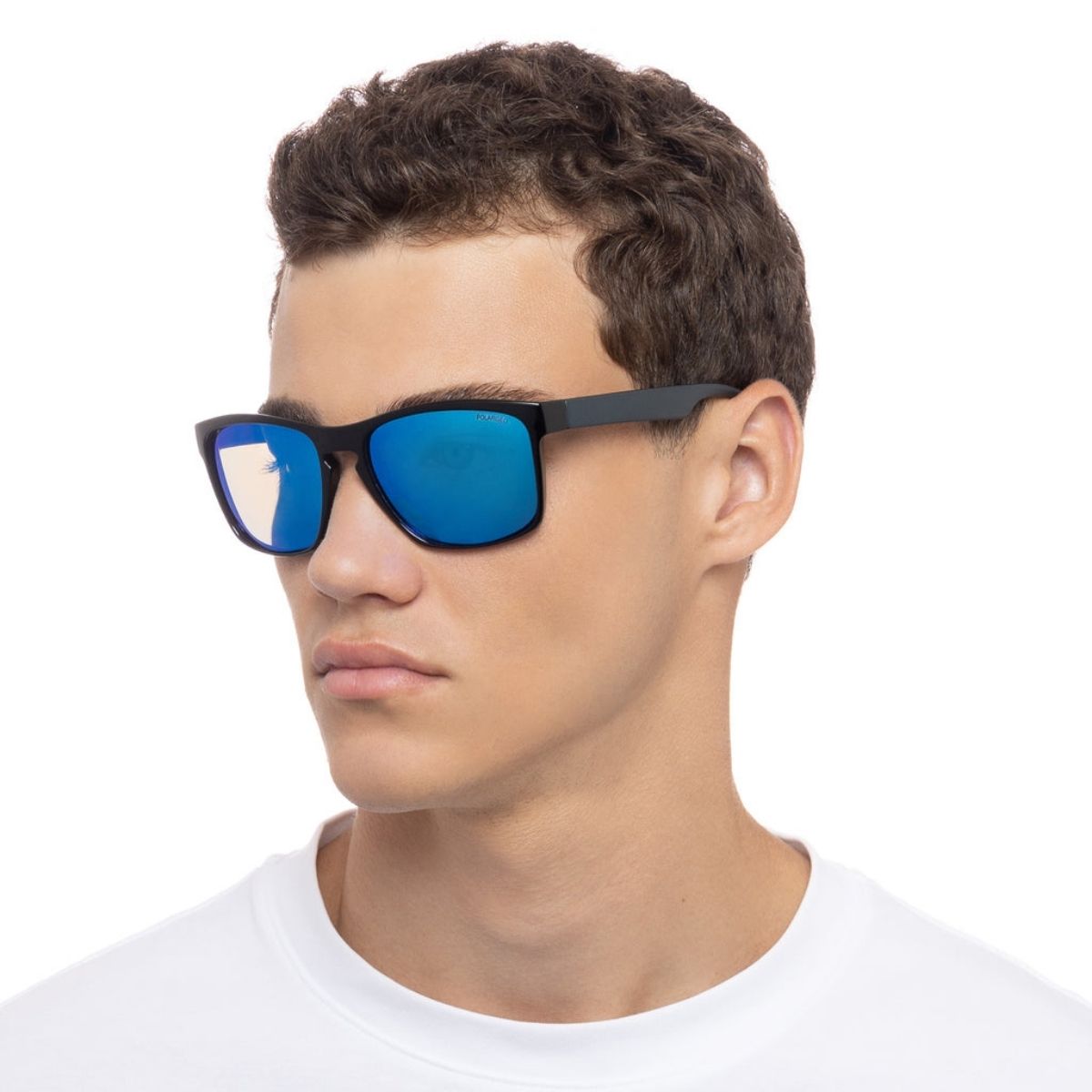 Cancer Council Holsworthy 2359418 Black/Blue Mirrored Polarised