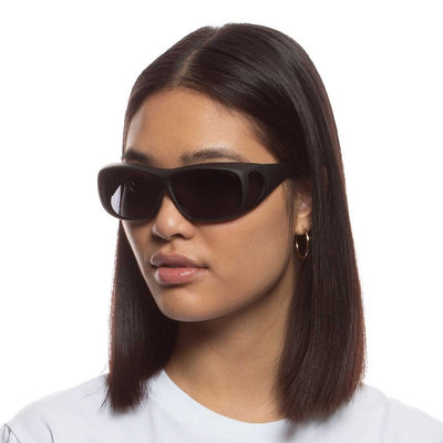 Cancer Council Jervis 2201010 Black/Smoke Polarised Fitover