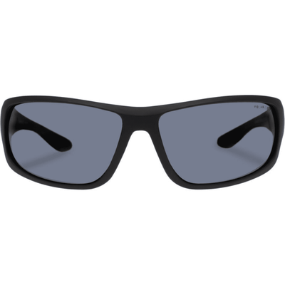 Cancer Council Grose Vale Sunglasses rubber black wrap mens sunglass culture front