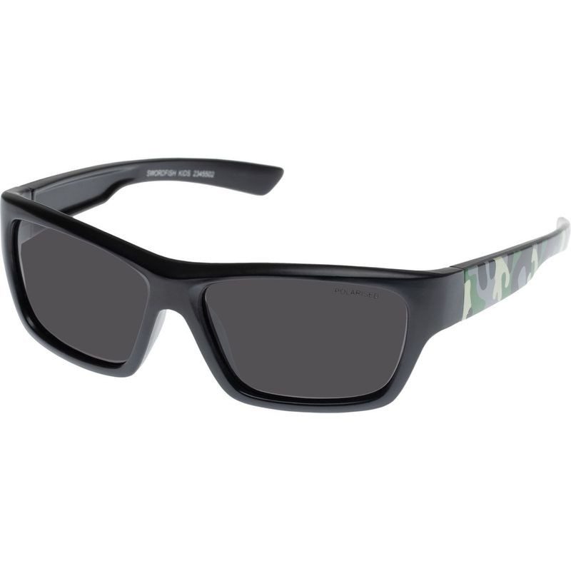 Cancer Council Kids Swordfish 2345502 Black Camo/Smoke Polarised