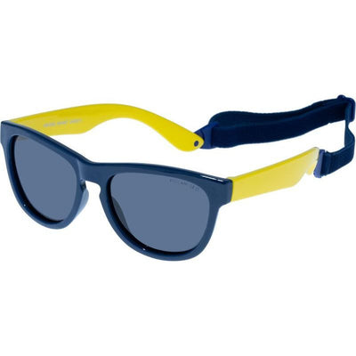 Cancer Council Kids Weasel 2445514 Navy Yellow/Blue Polarised