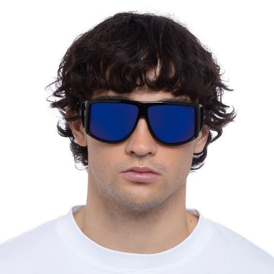 Cancer Council Nash 2359475 Black/Blue Mirror Polarised Fitovers