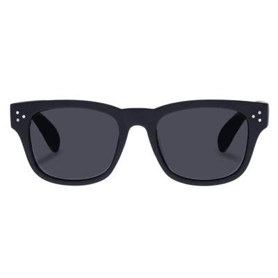Cancer Council Noddy Youth Matte Black 2359492 Polarised square fashion classic unisex sunglass culture front