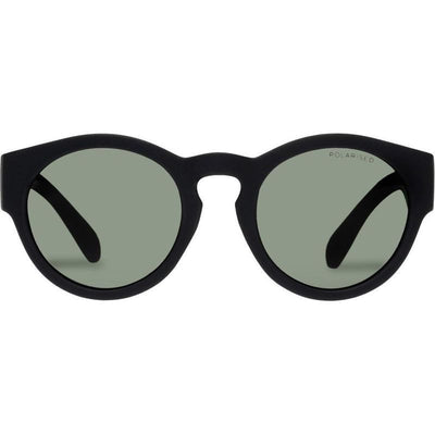 Cancer Council Kids Sparrow 2222977 Black Rubber/Green Polarised