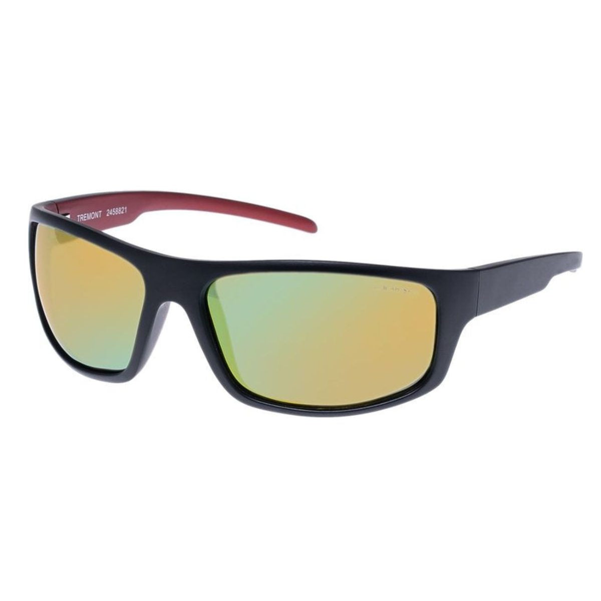 Cancer Council Tremont 2458821 Black Red Mirror Polarised sunglass culture coomera wrap sunnies red inner