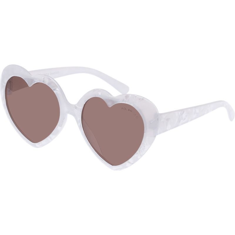 Cancer Council Kids Lovebird 2445509 Ivory Seashell/Brown Polarised