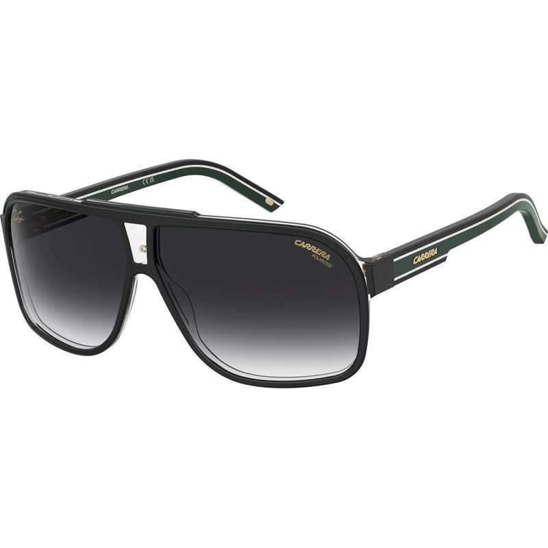 Carrera Grandprix 2/PAT 7ZJ 64 WJ Black Green/Grey Polarised