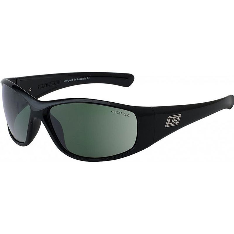 Dirty Dog Ridge 53208 Shiny Black/Green Polarised