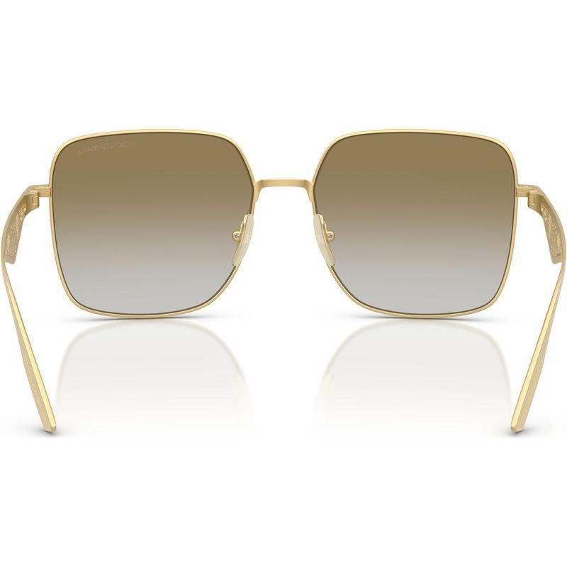 Dolce & Gabbana DG2310 12246E	57 Matte Gold/Light Brown