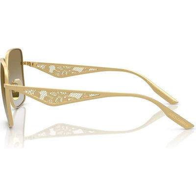 Dolce & Gabbana DG2310 12246E	57 Matte Gold/Light Brown