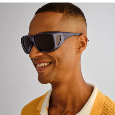 FITOVERS GYMEA 2559403 BLUE metalliv fit over sunglass culture coomera model