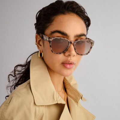 Fiorelli Ima 2547316 Cookie Tortoise brown Gradient sunglass culture sunnies model