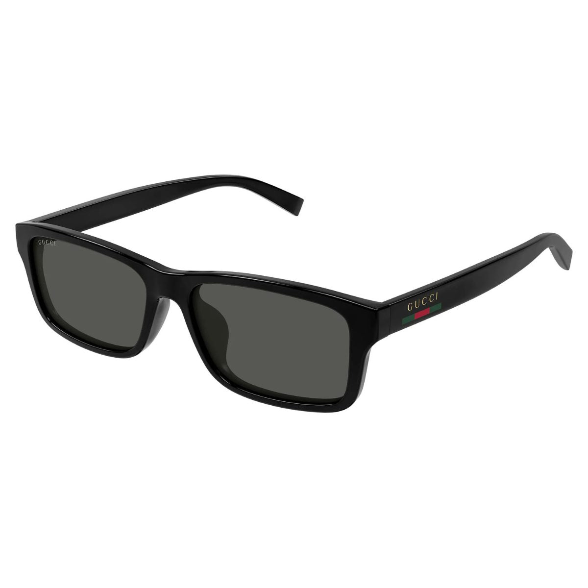 GUCCI 1986SA 001 BLACK GREY slim rectangle classic Sunglass Culture Luxury sunnies store online gold coast Coomera side