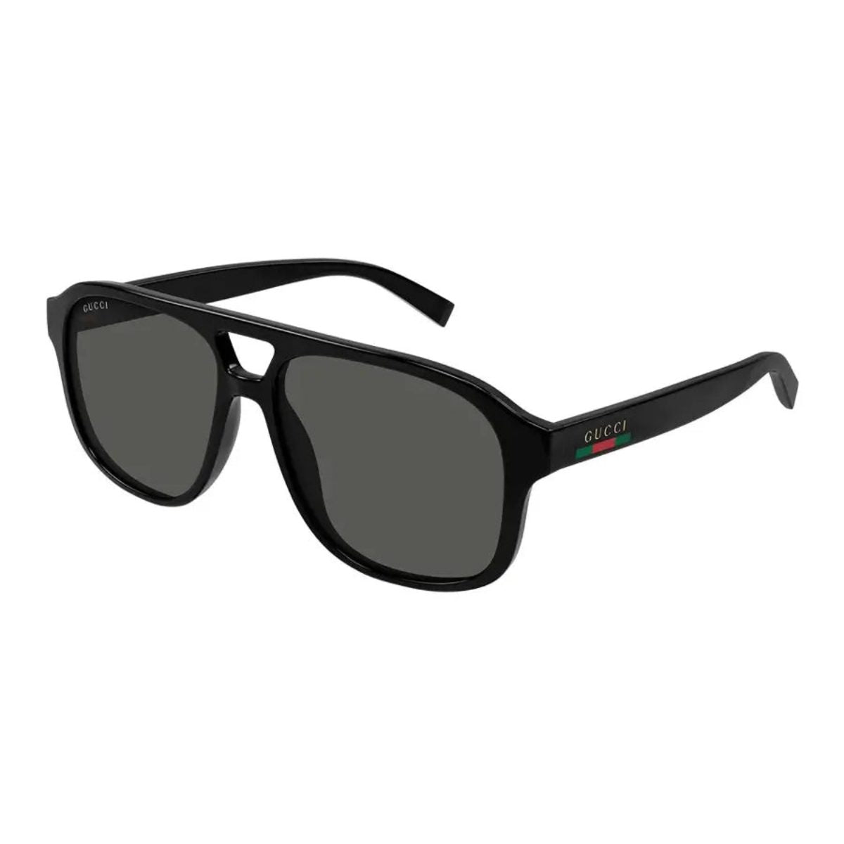 GUCCI GG1856 S001 Black grey aviator large unisex mens sunglass culture coomera luxury sunnies stre online logo GG