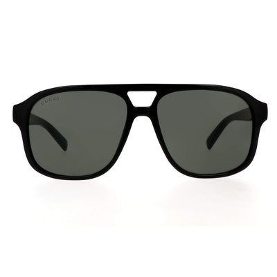 GUCCU 1856 S001 Black grey aviator large unisex mens sunglass culture coomera luxury sunnies stre online fashion trend classic