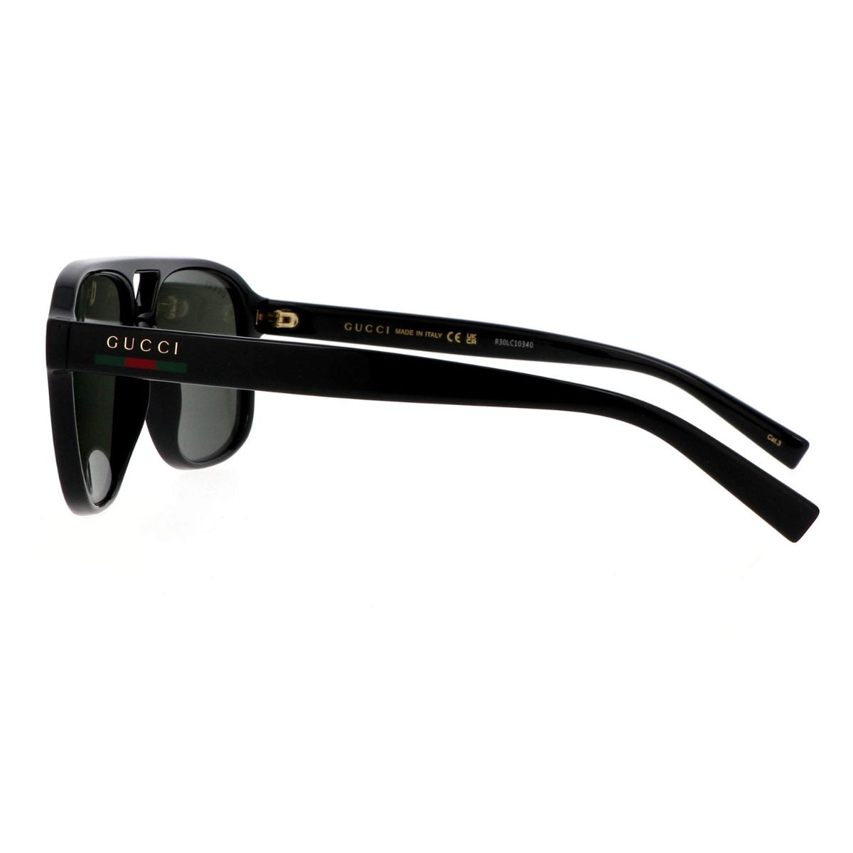 GUCCU 1856 S001 Black grey aviator large unisex mens sunglass culture coomera luxury sunnies stre online made in italy