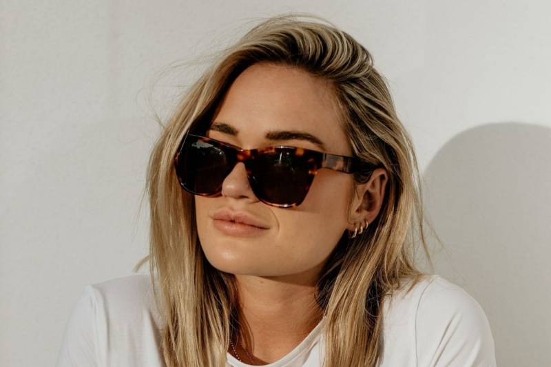 Baxter Blue Georgie Amber Tortoise/Brown Polarised with Blue Light