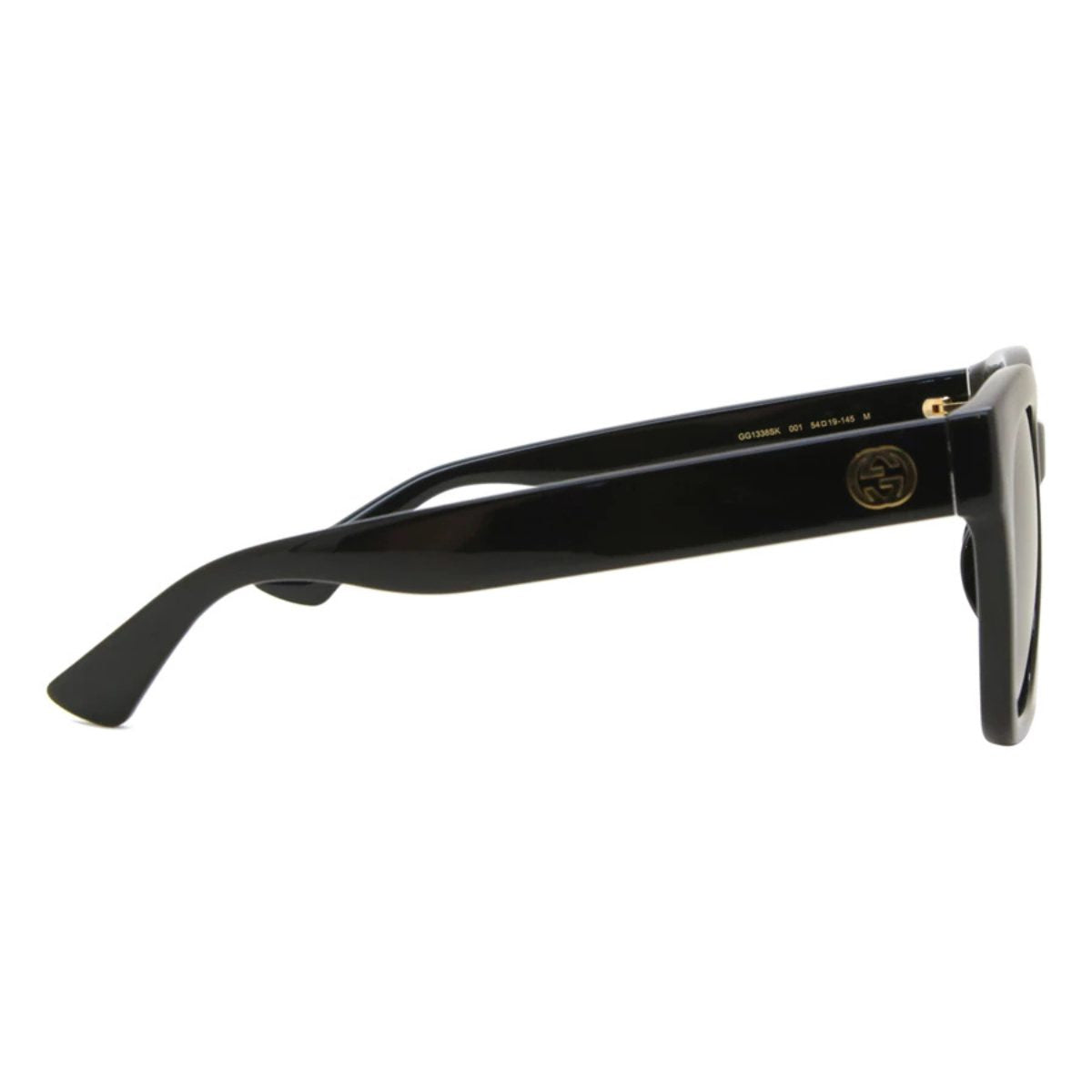 Gucci GG1338SK 001 54 Black sunglass culture square sunnies classic coomera logo