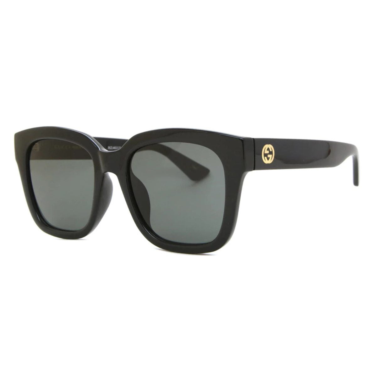 Gucci GG1338SK 001 54 Black sunglass culture square sunnies classic coomera side detail