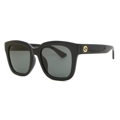 Gucci GG1338SK 001 54 Black sunglass culture square sunnies classic coomera side detail
