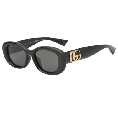 Gucci GG1829SK001 Black Black Grey chunky oval womens sunglass culture side