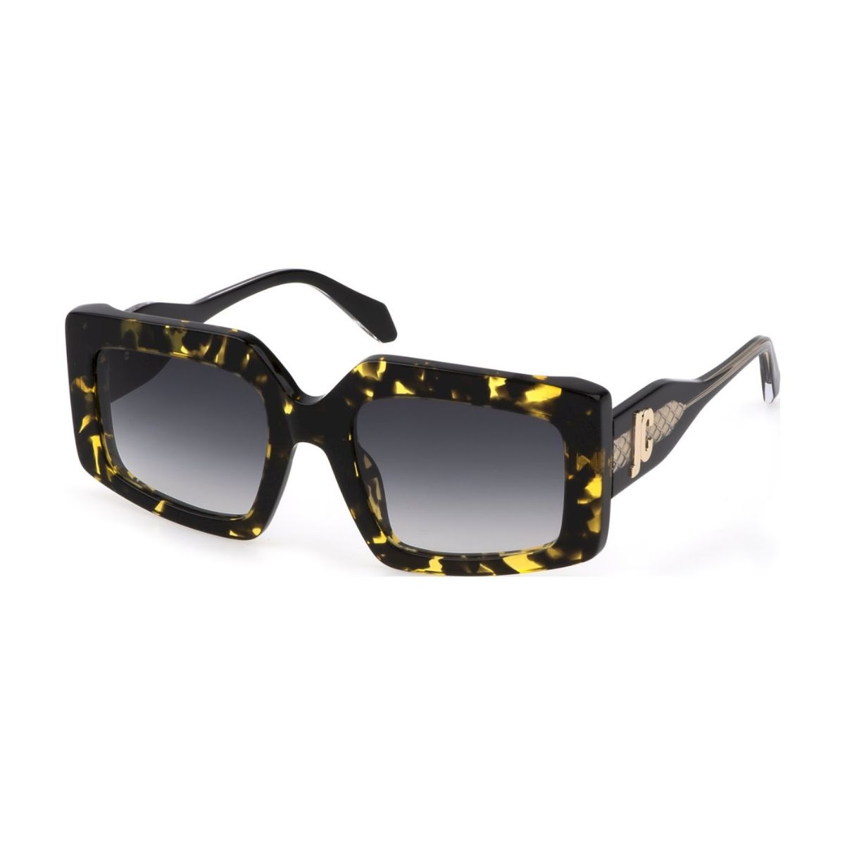 Just Cavalli SJC020V 0709 54 Shiny Havana Yellow/Smoke Gradient