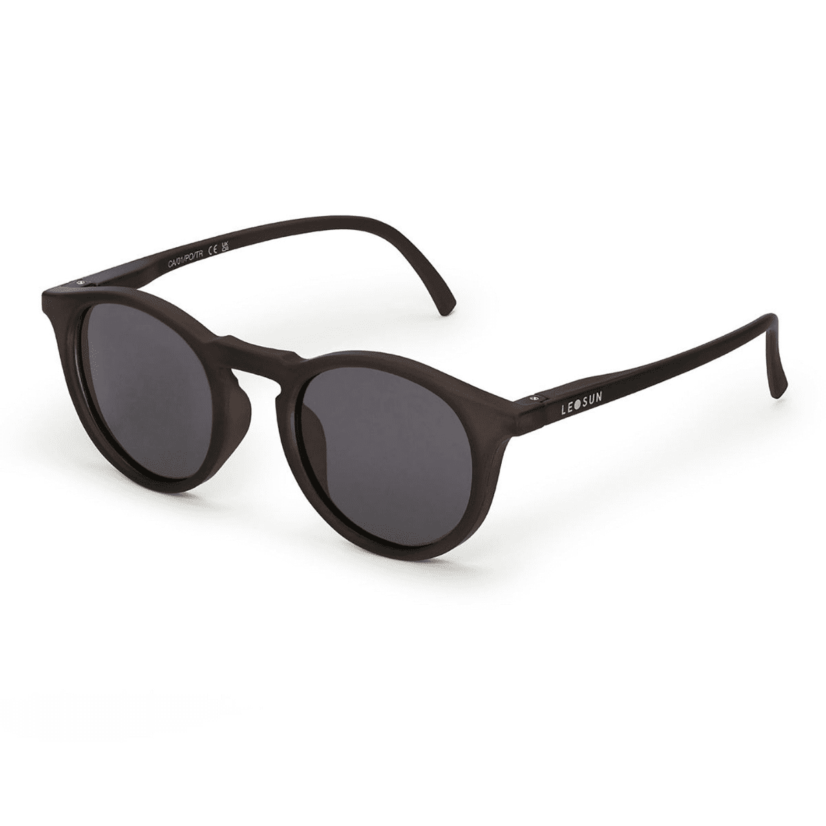LEO SUN 3 YRS BLACK grey polarised kids sunglass culture side