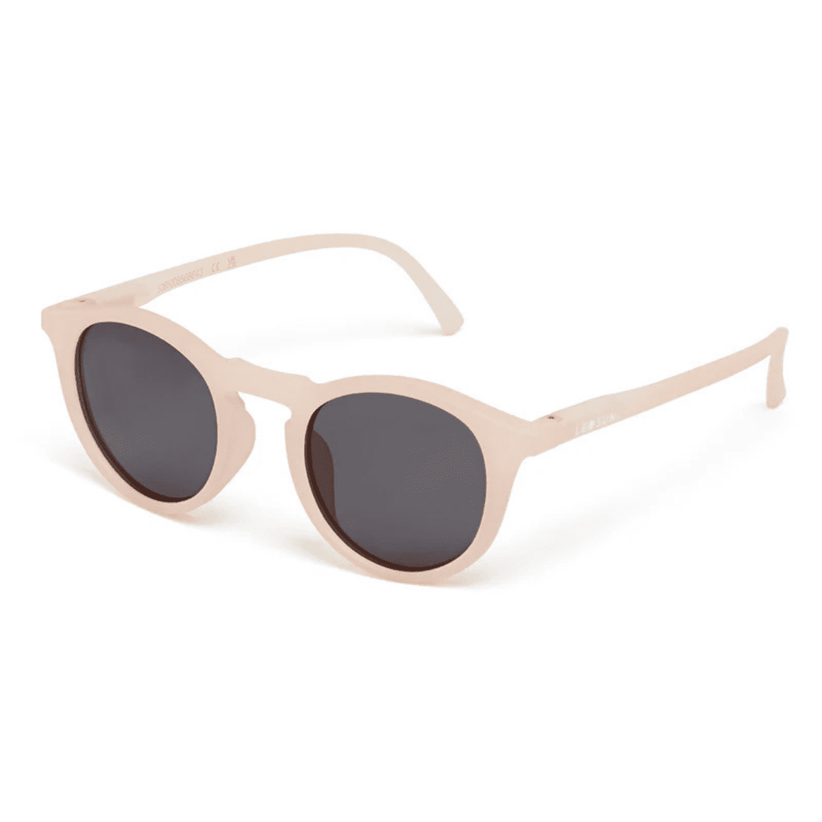 LEO SUN dusty pink round kids sunglass culture side