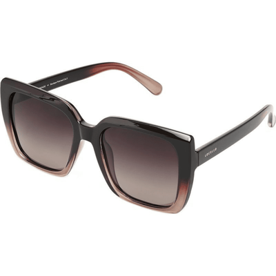 LOCELLO 3908A MACKENZIE ombre plum brown gradient oversized quare sunglass culture side