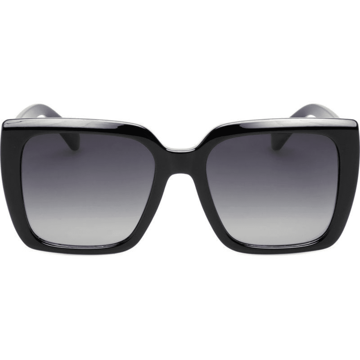 LOCELLO 3908B MACKENZIE oversized square womens black sunglass culture front