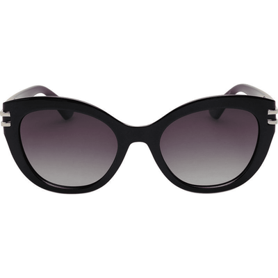 LOCELLO HALLIE 3918B Black gold accent cat eye premium collection sunglass culture front