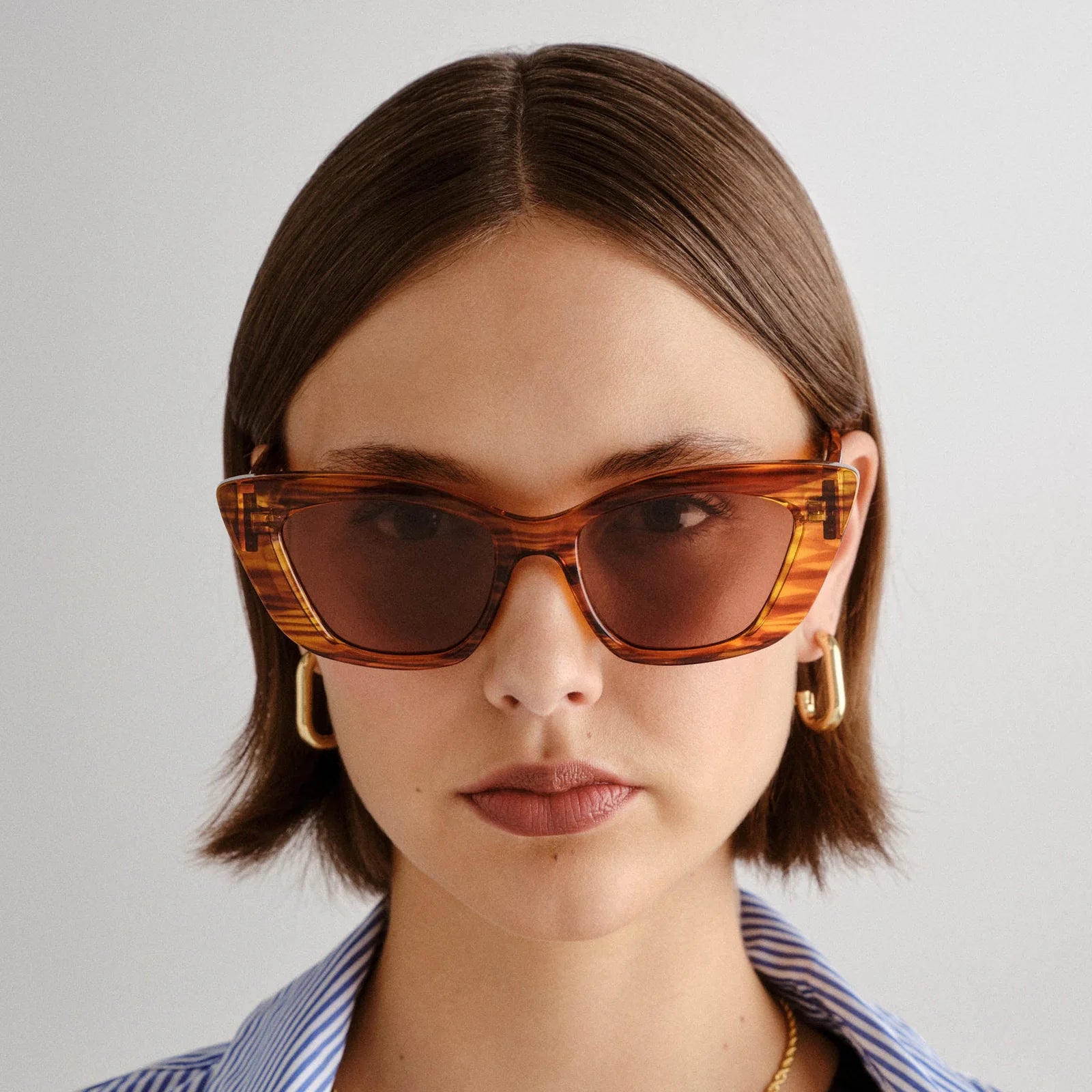 Le Specs Tranquil Turmoil 2429730 Woodstripe