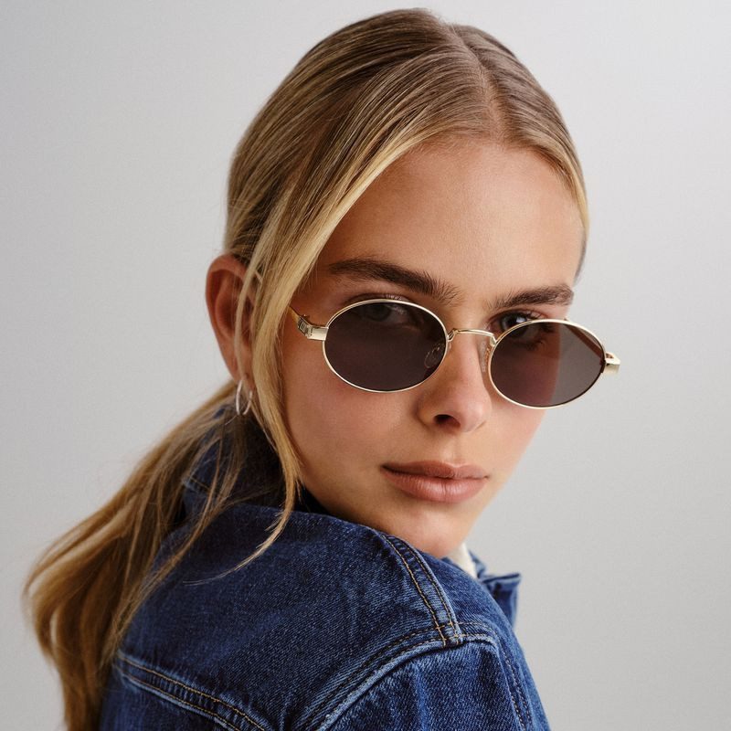 Le Specs Poseidon Deux 2452415 Gold/Khaki