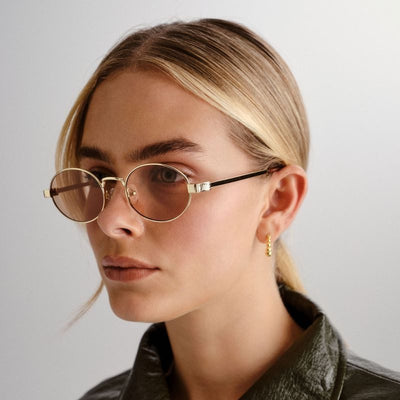 Le Specs Poseidon Deux 2452453 Gold/Brown