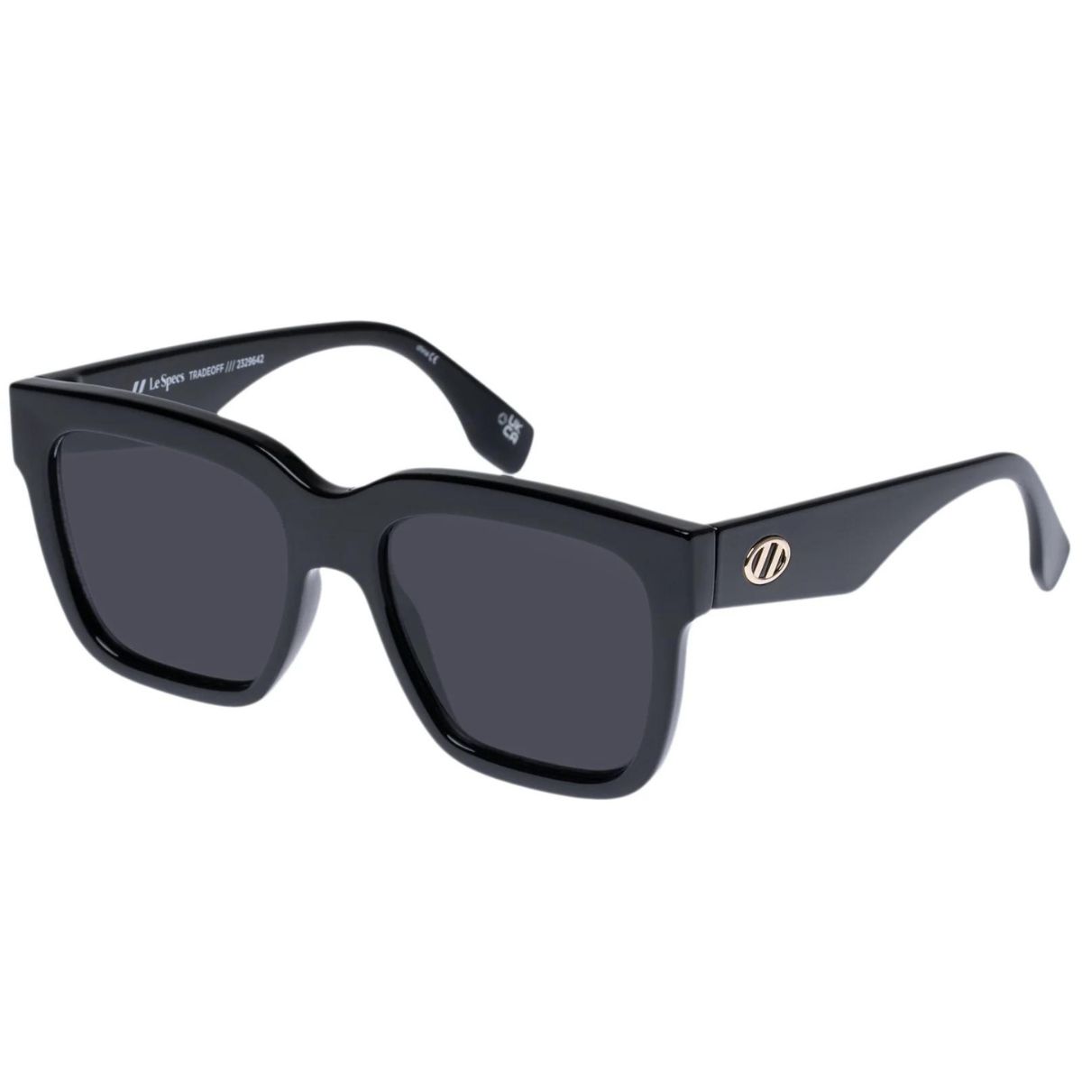 Le Specs Tradeoff 2329642 Black Unisex Sunglass Culture Side