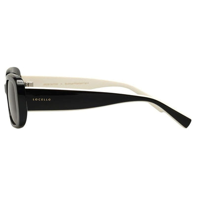 Locello Australia Taytum Black Cream White Smoke Polarised Sunglass culture coomera