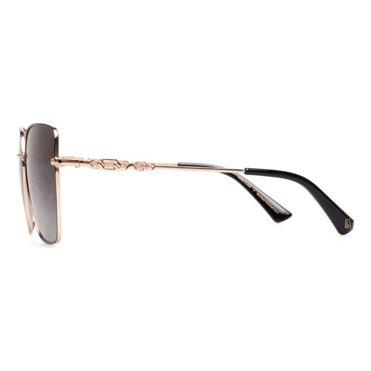 Locello Alana 3899B Black Gold/Smoke Polarised