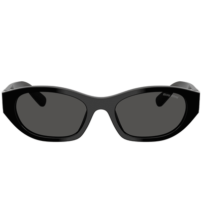 MIU MIU A03S 16K08Z 53 black slim cate eye womens sunglass culture front